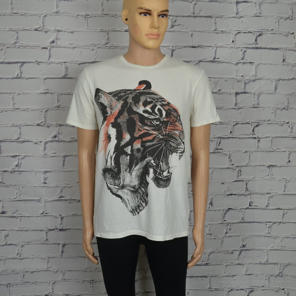 Mens All Saints Hanshin SS Crew graphic tee t-shirt